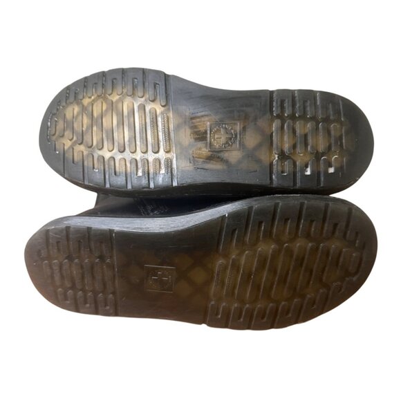 Dr. Martens Zavala J Kids Size 2 Black Leather Boots With Bouncing Sole - Picture 9 of 9